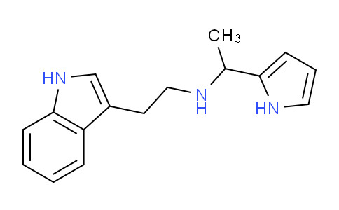 CAS No. 289487-79-2, N-(2-(1H-Indol-3-yl)ethyl)-1-(1H-pyrrol-2-yl)ethanamine