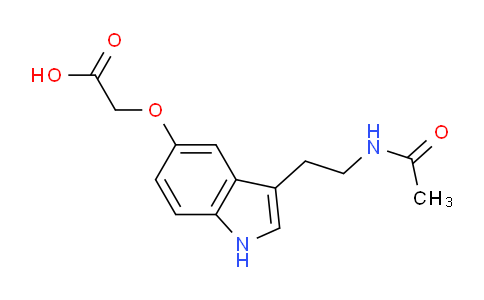 CAS No. 319919-14-7, 2-((3-(2-Acetamidoethyl)-1H-indol-5-yl)oxy)acetic acid