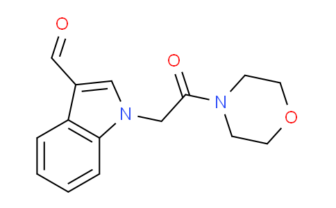 CAS No. 335207-46-0, 1-(2-Morpholino-2-oxoethyl)-1H-indole-3-carbaldehyde