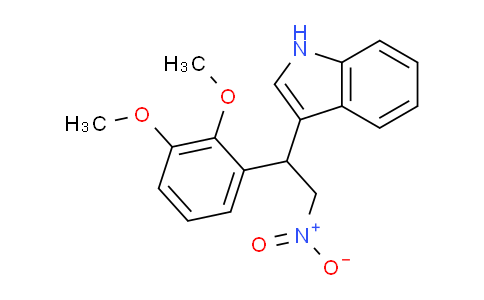 CAS No. 33723-32-9, 3-(1-(2,3-Dimethoxyphenyl)-2-nitroethyl)-1H-indole
