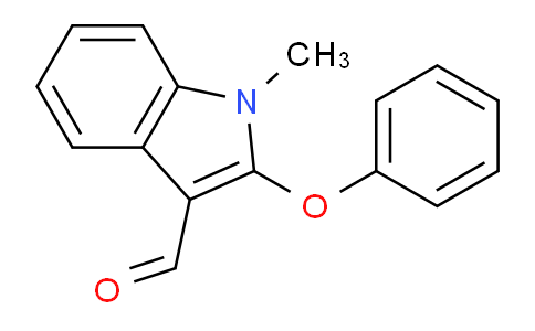CAS No. 338416-80-1, 1-Methyl-2-phenoxy-1H-indole-3-carbaldehyde