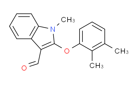 CAS No. 338416-82-3, 2-(2,3-Dimethylphenoxy)-1-methyl-1H-indole-3-carbaldehyde