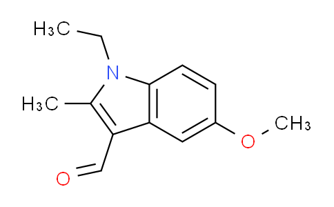 CAS No. 36149-66-3, 1-Ethyl-5-methoxy-2-methyl-1H-indole-3-carbaldehyde