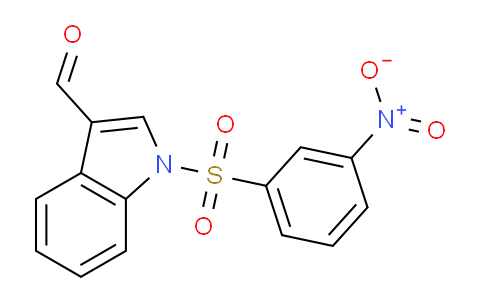 CAS No. 367931-28-0, 1-((3-Nitrophenyl)sulfonyl)-1H-indole-3-carbaldehyde