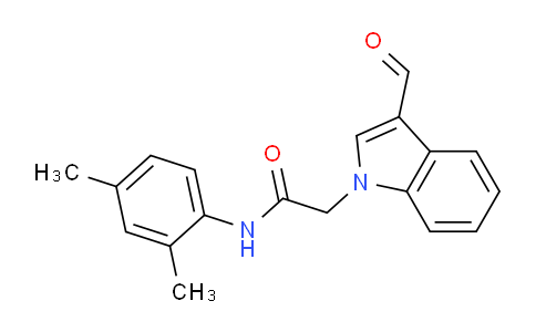 DY730872 | 385420-16-6 | N-(2,4-Dimethylphenyl)-2-(3-formyl-1H-indol-1-yl)acetamide
