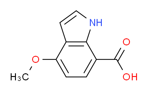 CAS No. 389628-52-8, 4-Methoxy-1H-indole-7-carboxylic acid