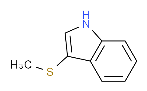 CAS No. 40015-10-9, 3-(Methylthio)-1H-indole