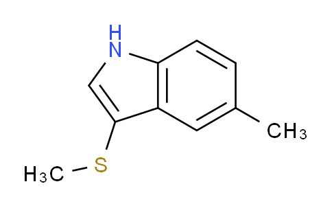 CAS No. 40015-14-3, 5-Methyl-3-(methylthio)-1H-indole