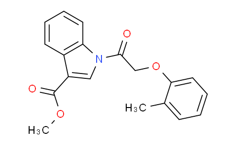 CAS No. 424810-09-3, Methyl 1-(2-(o-tolyloxy)acetyl)-1H-indole-3-carboxylate