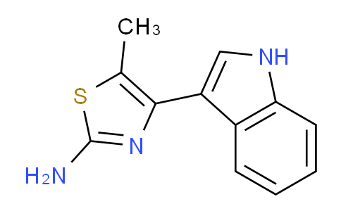 CAS No. 430442-17-4, 4-(1H-Indol-3-yl)-5-methylthiazol-2-amine