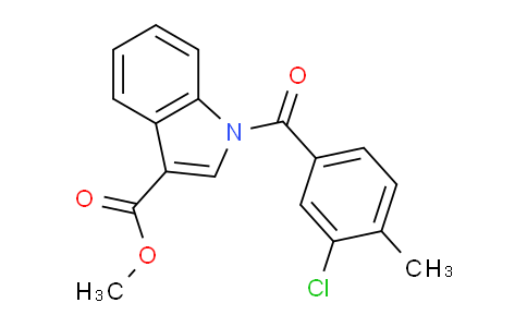 CAS No. 432004-30-3, Methyl 1-(3-chloro-4-methylbenzoyl)-1H-indole-3-carboxylate