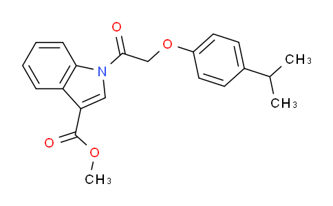 CAS No. 432527-65-6, Methyl 1-(2-(4-isopropylphenoxy)acetyl)-1H-indole-3-carboxylate