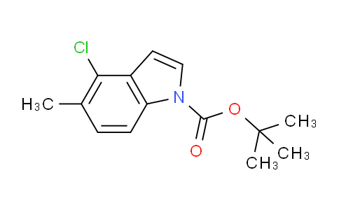 CAS No. 442910-69-2, tert-Butyl 4-chloro-5-methyl-1H-indole-1-carboxylate