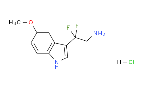 CAS No. 516521-97-4, 2,2-Difluoro-2-(5-methoxy-1H-indol-3-yl)ethanamine hydrochloride