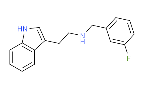 CAS No. 51840-76-7, N-(3-Fluorobenzyl)-2-(1H-indol-3-yl)ethanamine