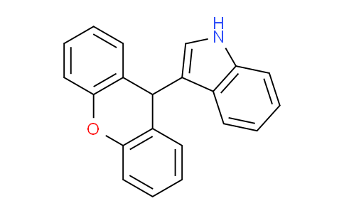 CAS No. 53924-27-9, 3-(9H-Xanthen-9-yl)-1H-indole