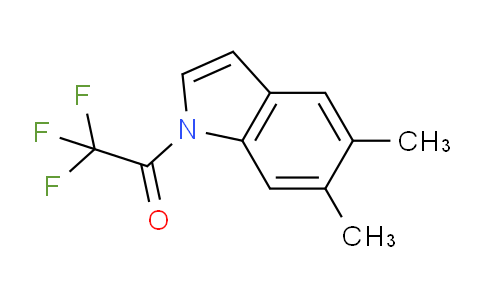 CAS No. 582319-47-9, 1-(5,6-Dimethyl-1H-indol-1-yl)-2,2,2-trifluoroethanone