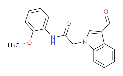 CAS No. 592546-58-2, 2-(3-Formyl-1H-indol-1-yl)-N-(2-methoxyphenyl)acetamide
