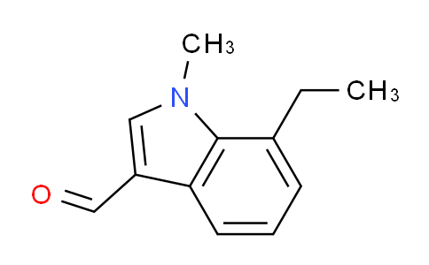 CAS No. 593237-10-6, 7-Ethyl-1-methyl-1H-indole-3-carbaldehyde