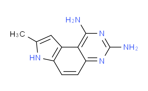 CAS No. 65796-36-3, 8-Methyl-7H-pyrrolo[3,2-f]quinazoline-1,3-diamine