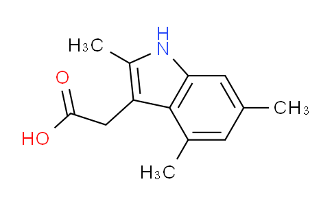 CAS No. 6949-71-9, 2-(2,4,6-Trimethyl-1H-indol-3-yl)acetic acid