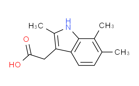CAS No. 6949-72-0, 2-(2,6,7-Trimethyl-1H-indol-3-yl)acetic acid