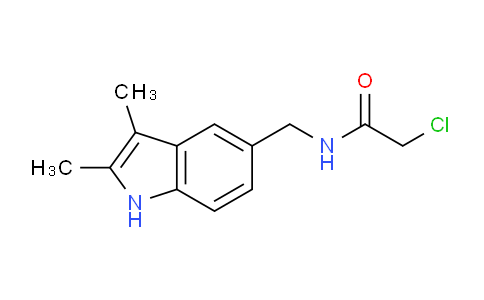 CAS No. 70773-10-3, 2-Chloro-N-((2,3-dimethyl-1H-indol-5-yl)methyl)acetamide