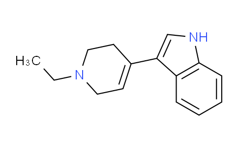 CAS No. 72808-70-9, 3-(1-Ethyl-1,2,3,6-tetrahydropyridin-4-yl)-1H-indole
