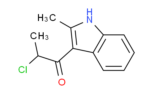 CAS No. 731003-87-5, 2-Chloro-1-(2-methyl-1H-indol-3-yl)propan-1-one