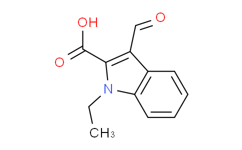 CAS No. 78358-23-3, 1-Ethyl-3-formyl-1H-indole-2-carboxylic acid