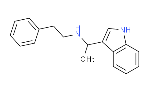 CAS No. 856437-37-1, N-(1-(1H-Indol-3-yl)ethyl)-2-phenylethanamine