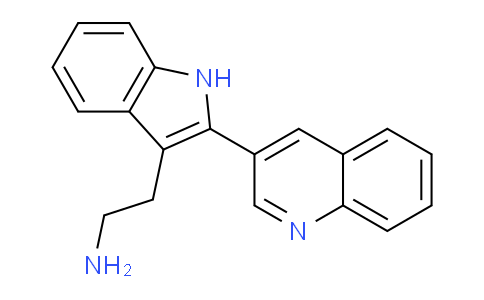 CAS No. 862118-74-9, 2-[2-(Quinolin-3-yl)-1h-indol-3-yl]ethan-1-amine