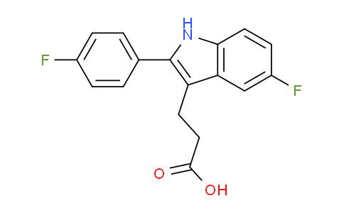 DY730973 | 870693-09-7 | 3-(5-Fluoro-2-(4-fluorophenyl)-1H-indol-3-yl)propanoic acid