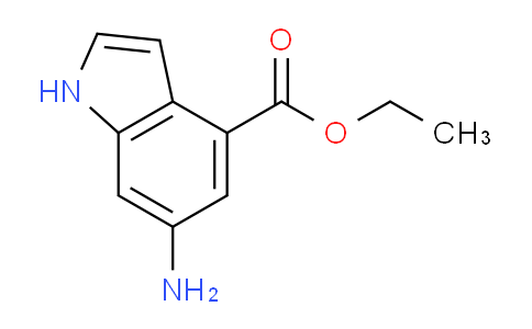 CAS No. 873055-22-2, Ethyl 6-amino-1H-indole-4-carboxylate