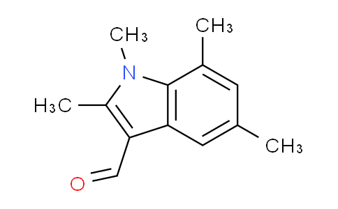 CAS No. 883547-21-5, 1,2,5,7-Tetramethyl-1H-indole-3-carbaldehyde