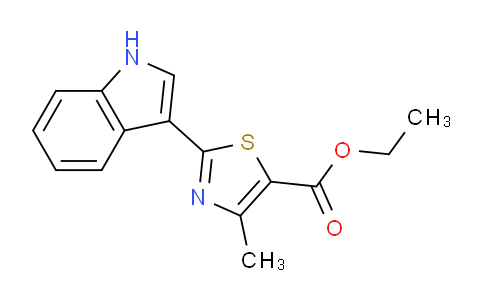 CAS No. 886497-31-0, Ethyl 2-(1H-indol-3-yl)-4-methylthiazole-5-carboxylate