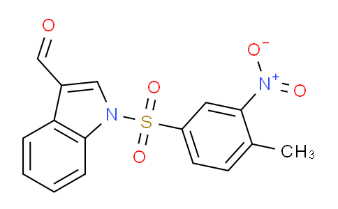 CAS No. 886499-30-5, 1-((4-Methyl-3-nitrophenyl)sulfonyl)-1H-indole-3-carbaldehyde
