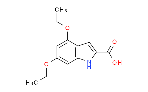 CAS No. 887360-78-3, 4,6-Diethoxy-1H-indole-2-carboxylic acid