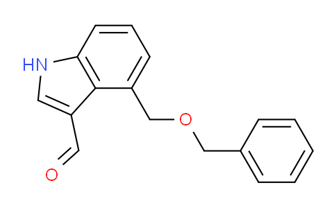 CAS No. 887575-83-9, 4-((Benzyloxy)methyl)-1H-indole-3-carbaldehyde