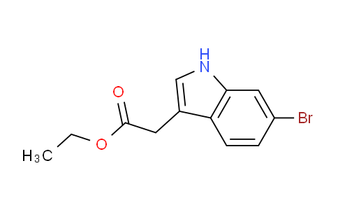 CAS No. 919295-79-7, Ethyl 2-(6-bromo-1H-indol-3-yl)acetate