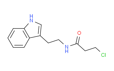 CAS No. 93187-18-9, N-(2-(1H-Indol-3-yl)ethyl)-3-chloropropanamide