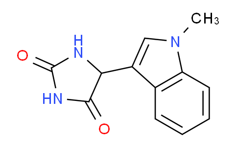 CAS No. 95187-56-7, 5-(1-Methyl-1H-indol-3-yl)imidazolidine-2,4-dione