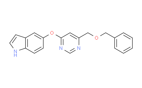 CAS No. 1229454-86-7, 1H-Indole, 5-[[6-[(phenylmethoxy)methyl]-4-pyrimidinyl]oxy]-