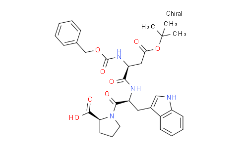 CAS No. 868242-17-5, ((S)-2-(((benzyloxy)carbonyl)amino)-4-(tert-butoxy)-4-oxobutanoyl)-L-tryptophyl-L-proline