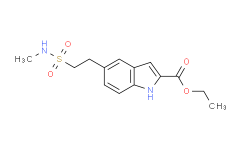 CAS No. 1025797-50-5, ethyl 5-[2-(methylsulfamoyl)ethyl]-1H-indole-2-carboxylate