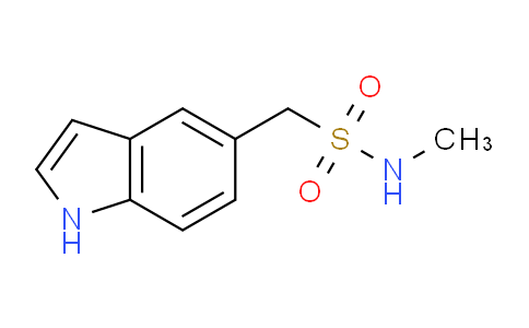 CAS No. 103628-43-9, 1H-Indole-5-methanesulfonamide, N-methyl-
