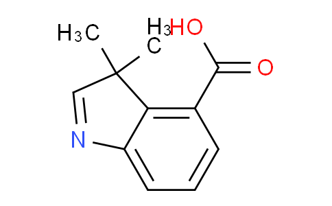 CAS No. 1715960-51-2, 3,3-dimethyl-3H-indole-4-carboxylic acid