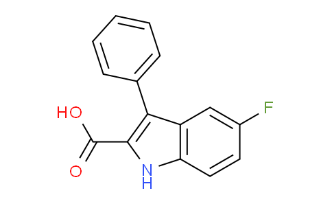 CAS No. 67960-34-3, 5-fluoro-3-phenyl-1H-indole-2-carboxylic acid