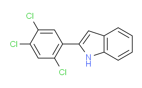 CAS No. 1000575-46-1, 2-(2,4,5-Trichlorophenyl)-1h-indole