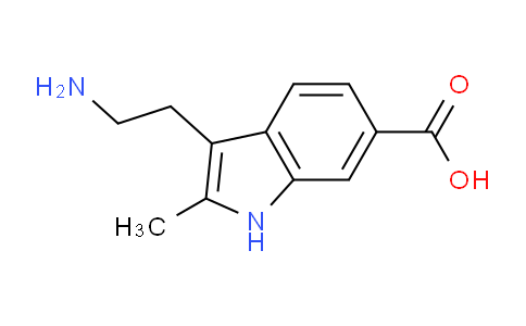CAS No. 646029-71-2, 3-(2-Aminoethyl)-2-methyl-1H-indole-6-carboxylic acid